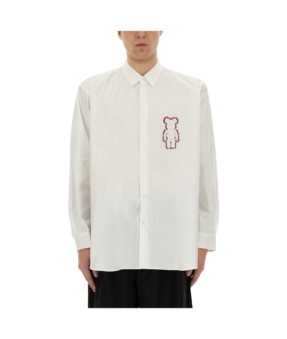 Tシャツ・カットソー COMME des GARCONS SS25 POPLIN SHIRT (FO B037 1) Comme des Garçons Shirt Logo T-Shirt | FO-T026-S25-1 | SVD