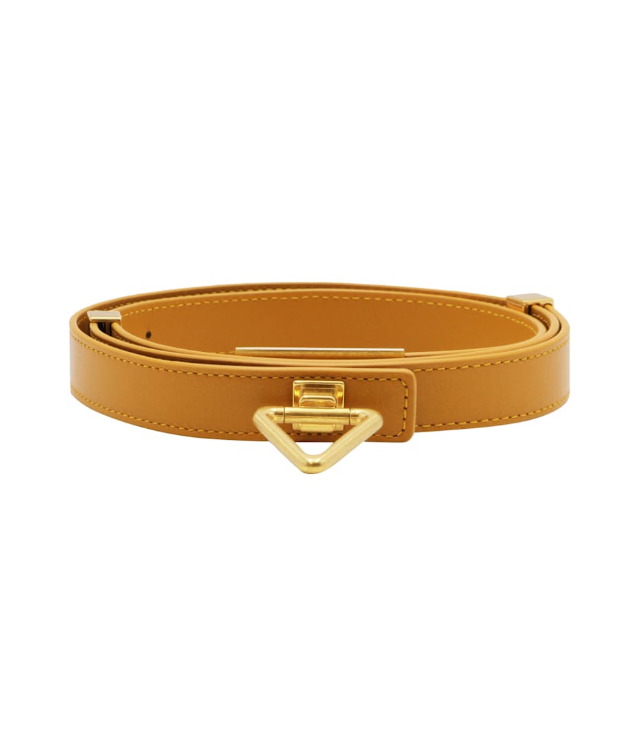 BOTTEGA VENETA ポイントロック ベルト ブラック・シルバー Bottega Veneta Point Lock Belt | italist