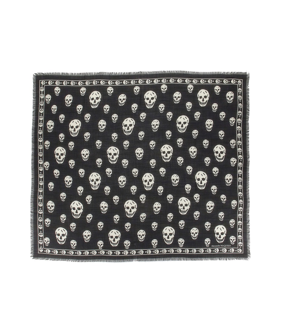 【関税&送料込】Alexander Mcqueen Printed Wool Scarf Alexander McQueen Printed Wool Scarf | italist