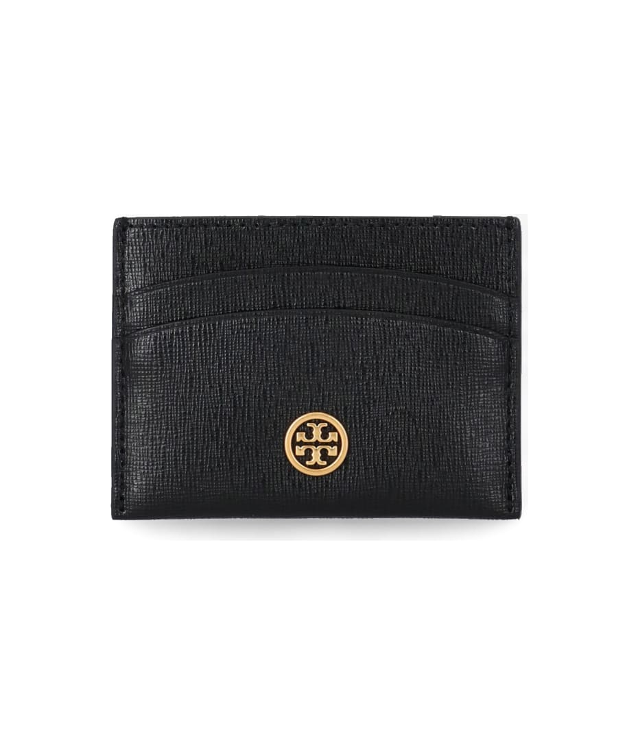 Tory Burch Robinson Pebble Leather Card Case