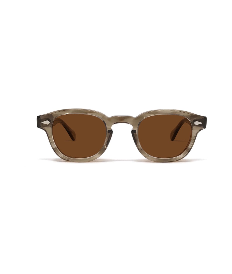 Moscot Lemtosh Brown Ash Glasses | italist