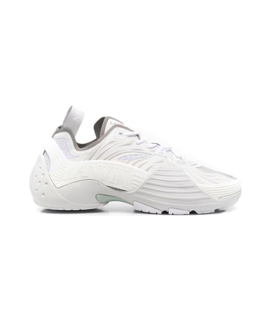 スニーカー Lanvin Multicolor fabric sneakers Lanvin Multicolor Leather And Fabric Curb Sneakers | italist