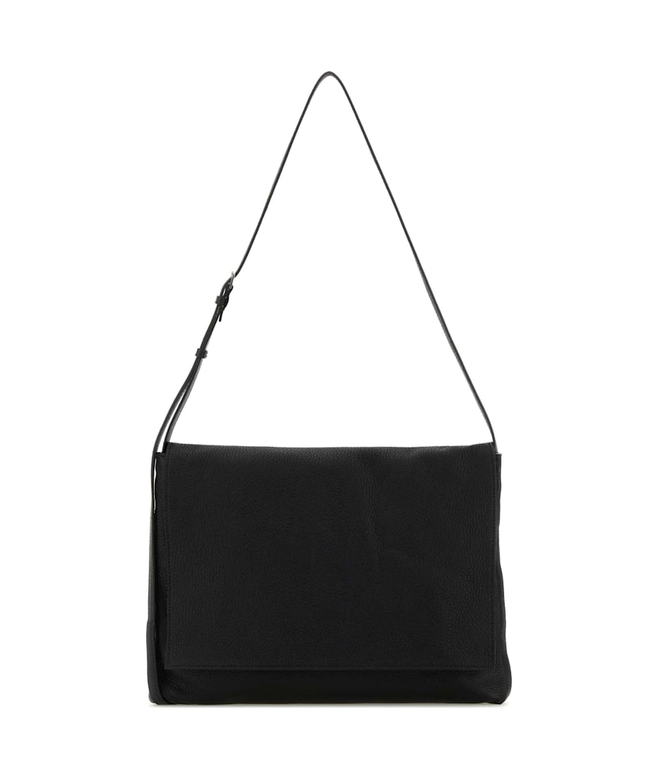 ショルダーバッグ・ポシェット The Row Black Leather Nan Crossbody Bag Nan レザー製 ショルダーバッグ ブラック – The Row