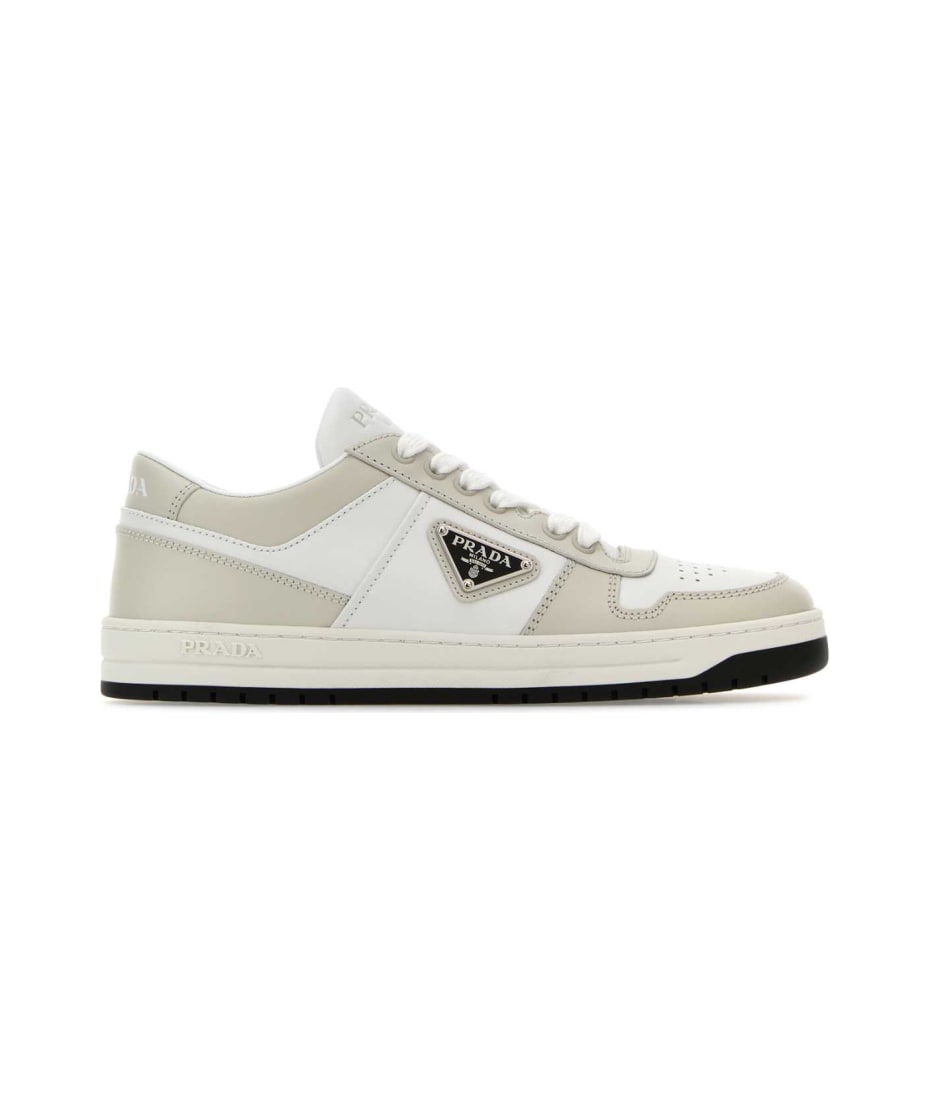 スニーカー PRADA Two-Tone Leather Downtown Sneakers Prada Two-tone Leather Downtown Sneakers | italist