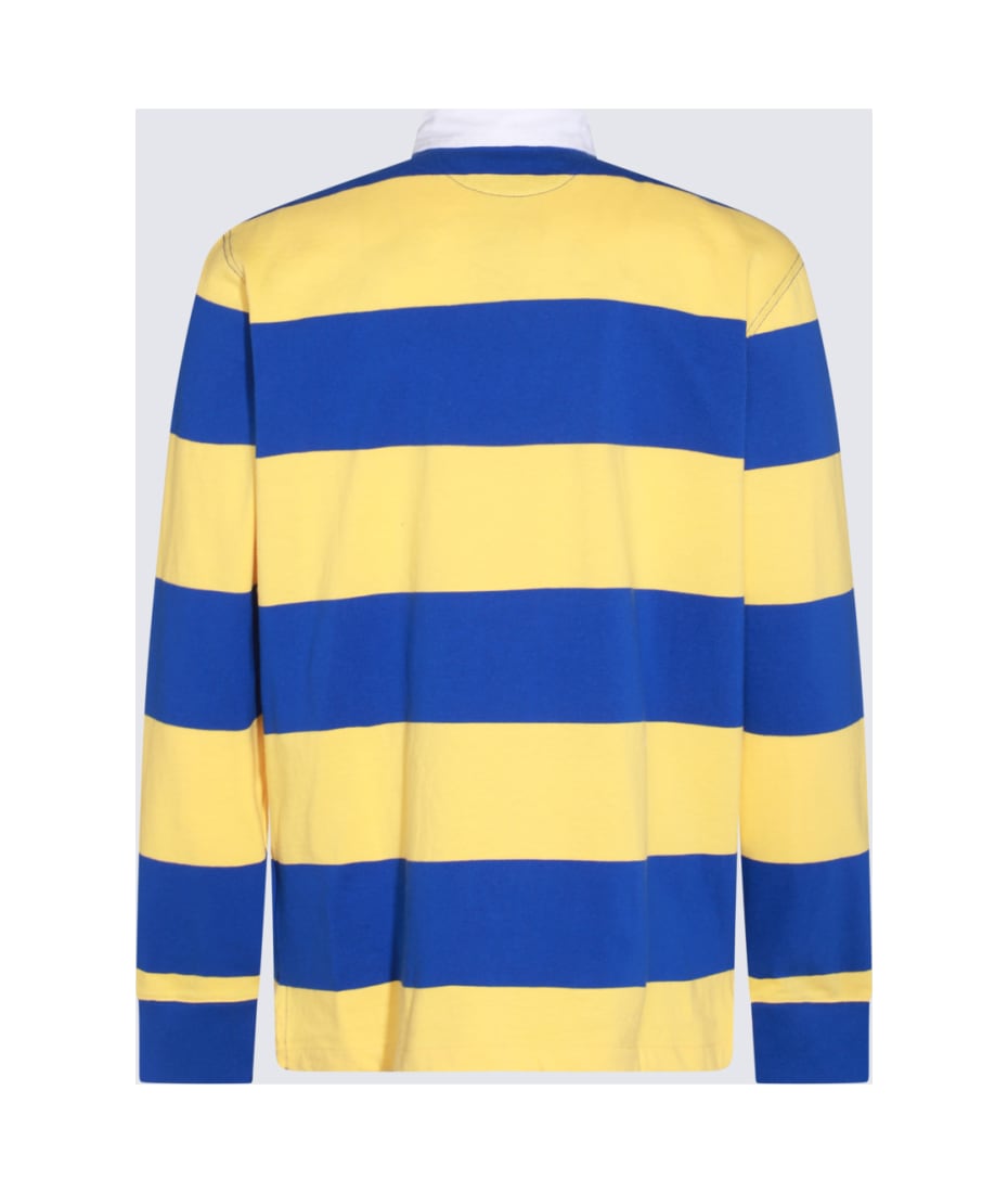 Blue and yellow ralph lauren polo shirt on sale