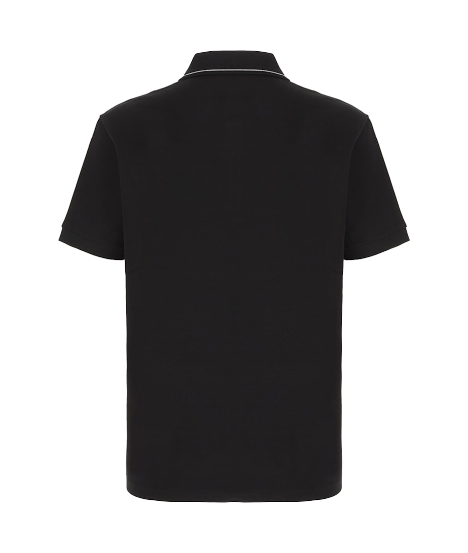 ポロシャツ Versace Black Piquet Polo Shirt Versace Black Piquet Polo Shirt | italist