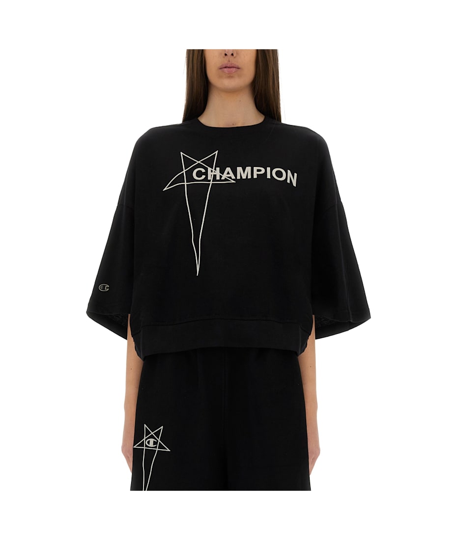 【Rick Owens × Champion】  T CROPPED Rick Owens x Champion Cropped 
