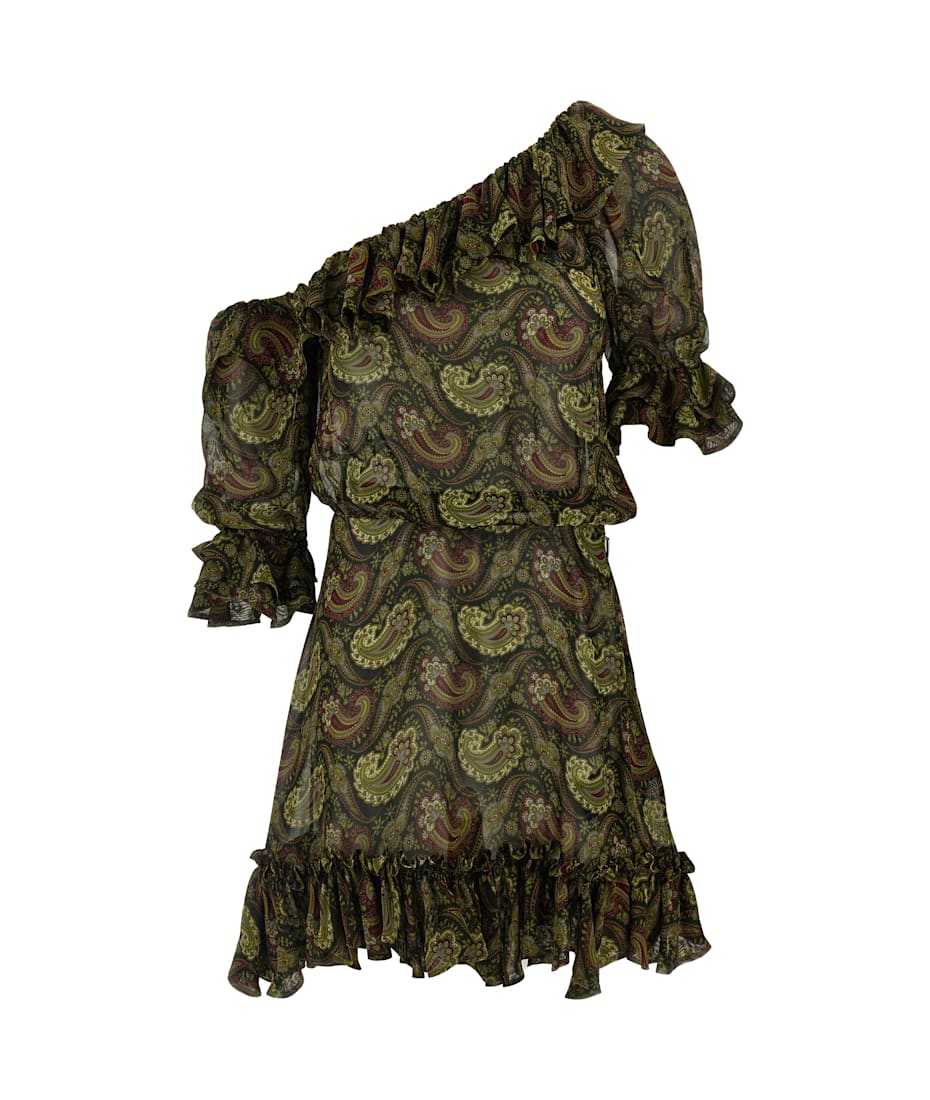【関税&送料込】Saint Laurent Paisly Dress Saint Laurent Paisley Dress | italist