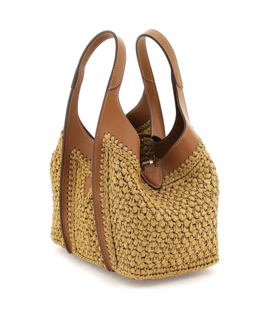 【送料&関税込】Tod's Tote Bag In Raffia And Leather Tod's Tote Bag In Raffia And Leather | italist