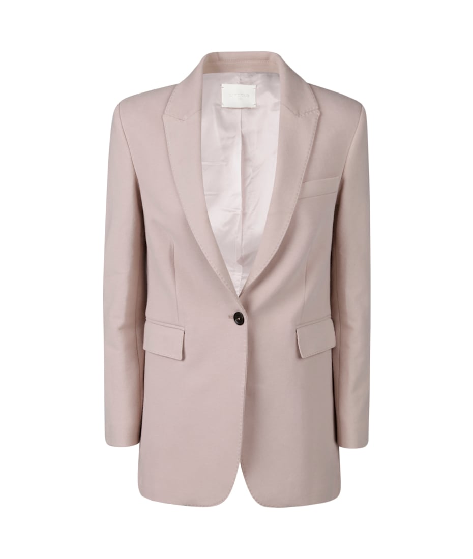 スーツ CIRCOLO 1901 Women Outer FD3242 LICOR 229667 Beige Circolo 1901 Beige Women's Double-Breasted Velvet Jacket