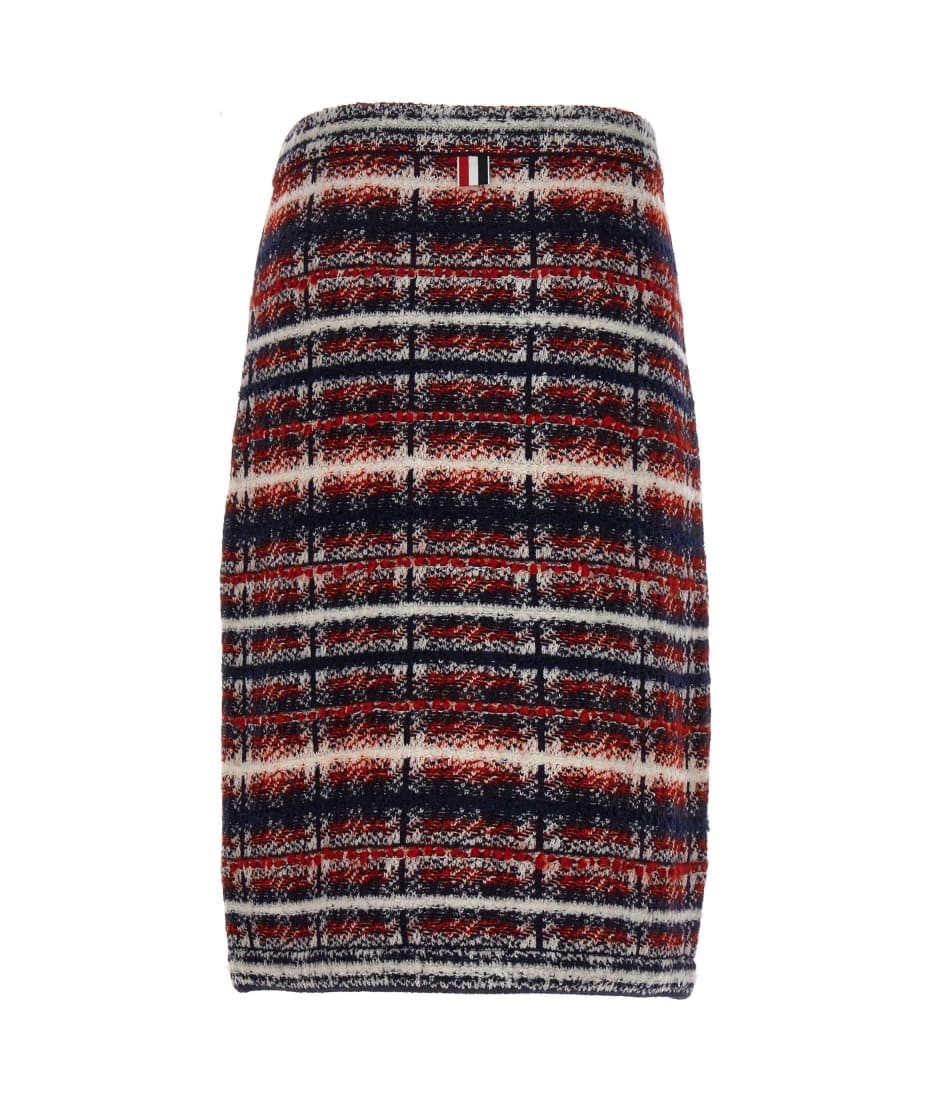 スカート THOM BROWNE Tartan twill skirt Multicolor FGCA04AF0651 Thom Browne Tartan Skirt | italist