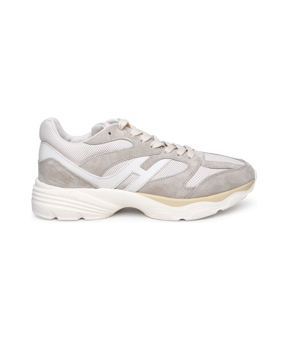 スニーカー HOGAN Sneakers H665 Hogan H665 Women's Sneakers White Leather Memory Foam Luxury