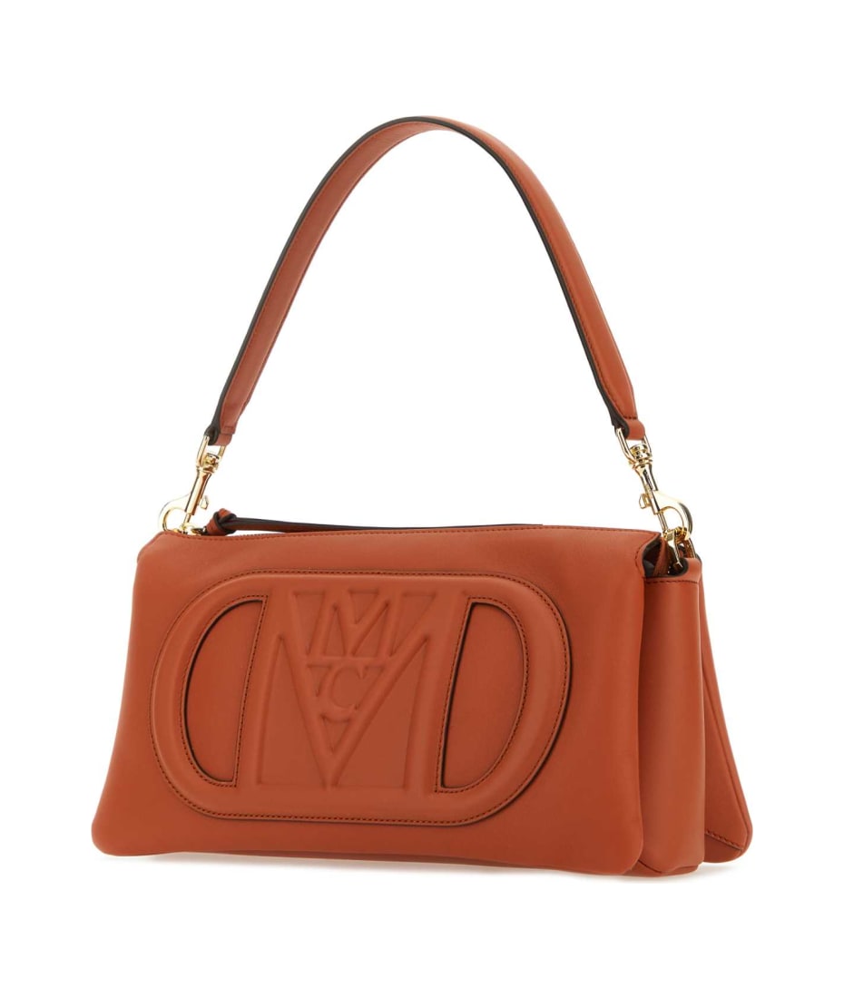 ショルダーバッグ・ポシェット MCM BRICK LEATHER MODE TRAVIA SMALL SHOULDER BAG Mcm Brick Leather Mode Travia Small Shoulder Bag In Brown