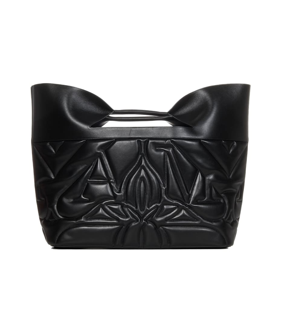 ALEXANDER MCQUEEN - The Bow Small Leather Tote Bag