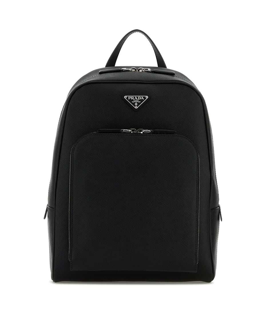 バックパック・リュック PRADA Black Leather Backpack Prada Black Leather Backpack | italist