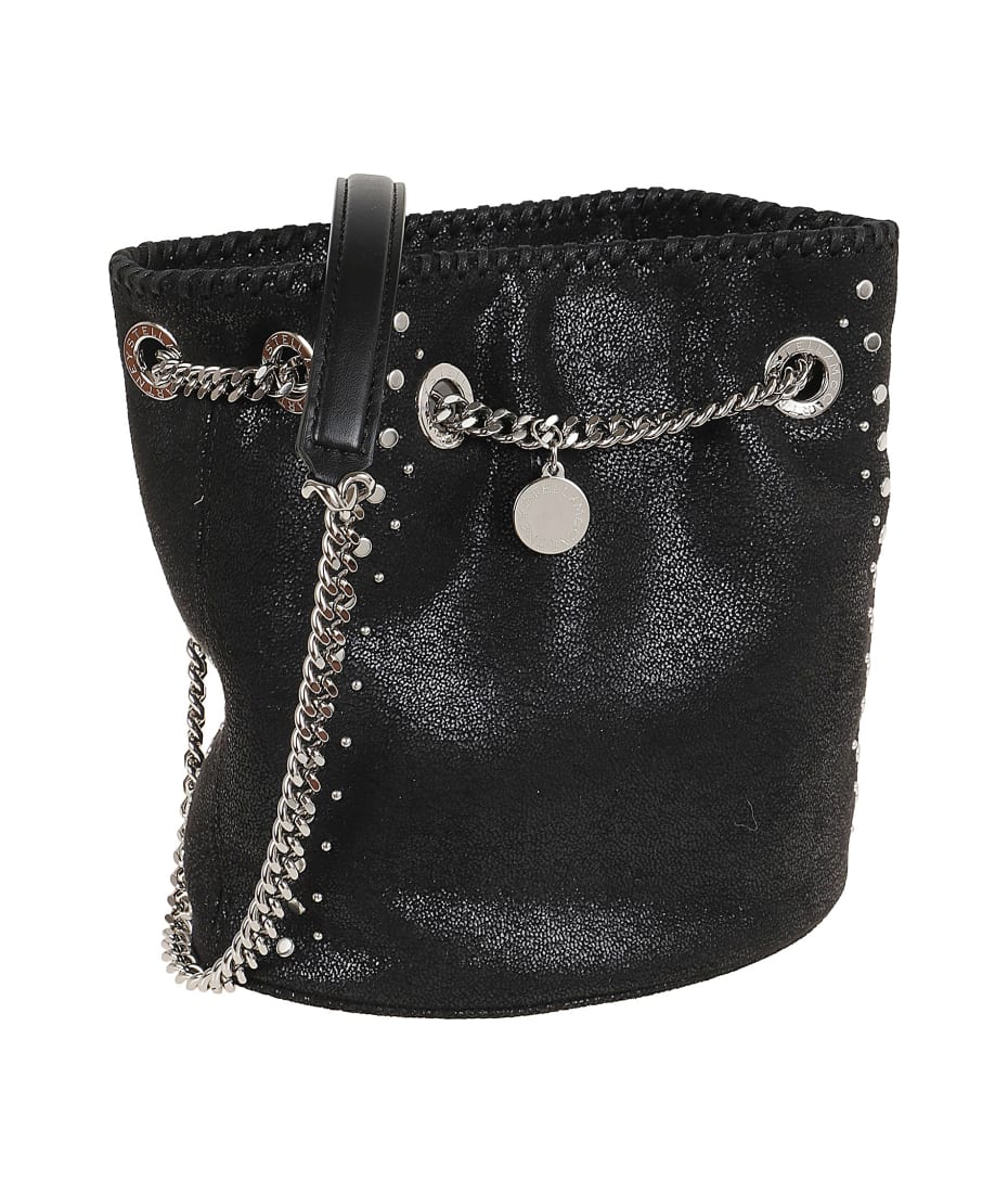 ショルダーバッグ・ポシェット STELLA MCCARTNEY Falabella shaggy deer bucket bag Women Black Falabella Bucket Bag | Stella McCartney US