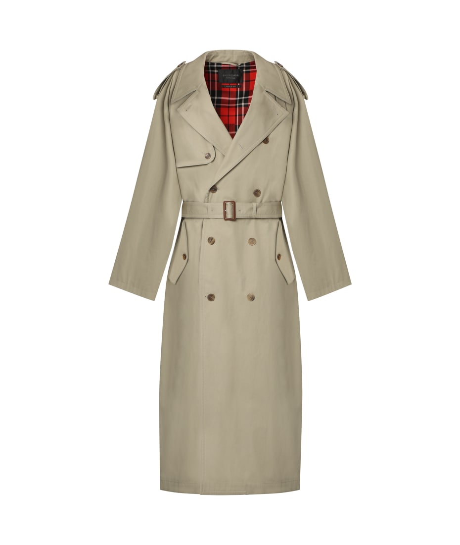Balenciaga Cotton Trench Coat | italist