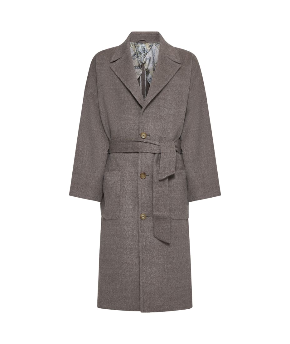 Etro Single-breasted Wool Coat | italist