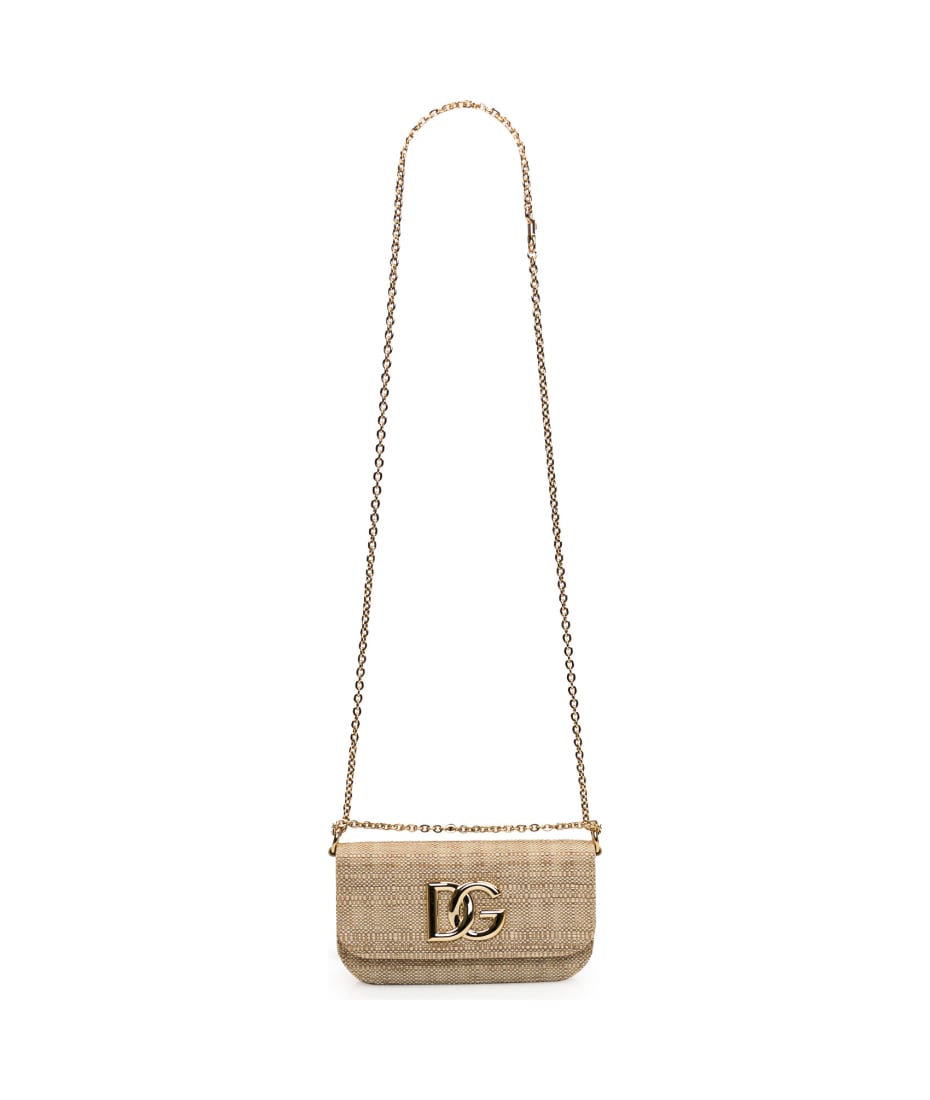 Dolce & Gabbana Raffia Shoulder Bag | italist
