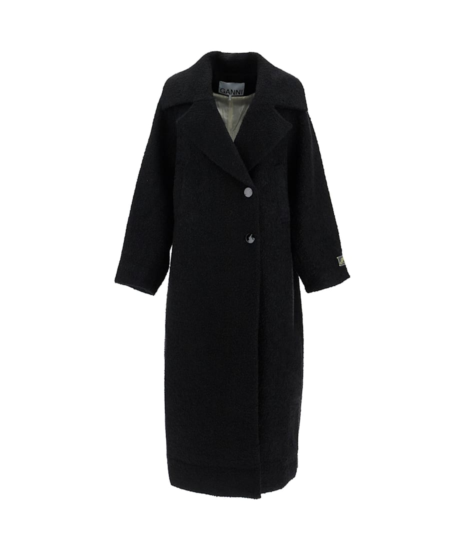 コート Ganni SS25 BOUCLE COAT (W0024 099) Ganni Boucle Coat | italist