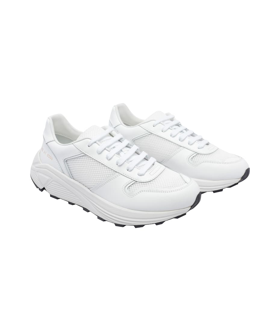 スニーカー Common Projects Runner' White Leather Blend Sneakers Common Projects 'runner' White Leather Blend Sneakers