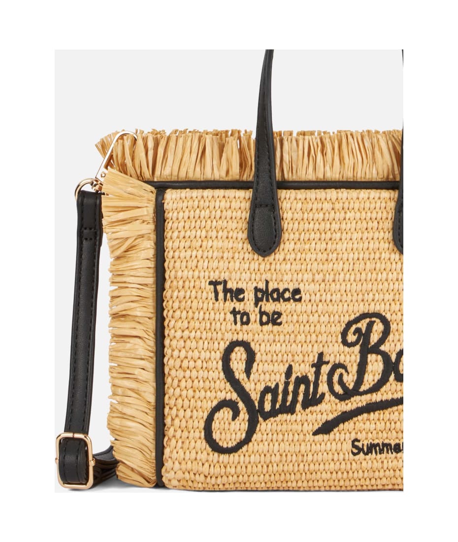 ハンドバッグ MC2 SAINT BARTH Vanity Mini Straw handbag with rhinestones MC2 Saint Barth Vanity Mini Straw bag for women vami009