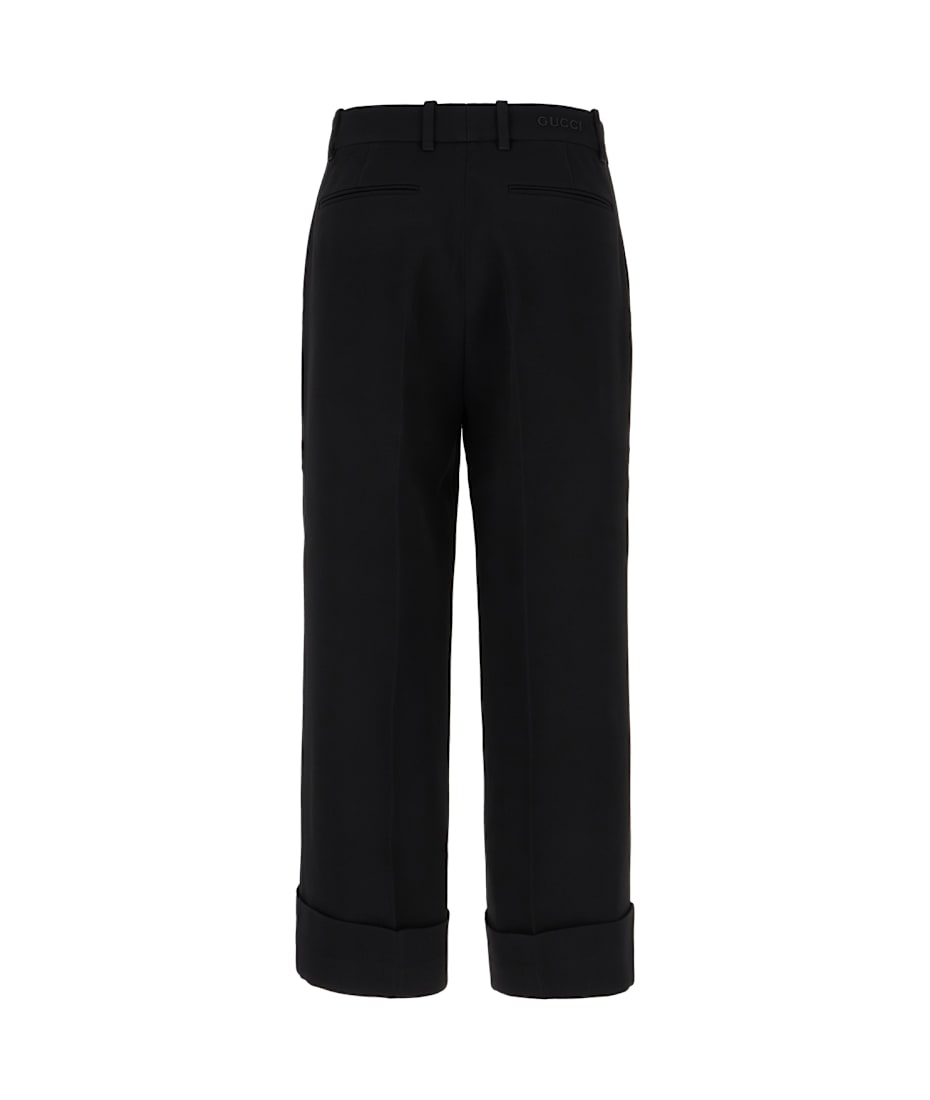 パンツ GUCCI Black Viscose Blend Pant Gucci Black Viscose Blend Pant | italist