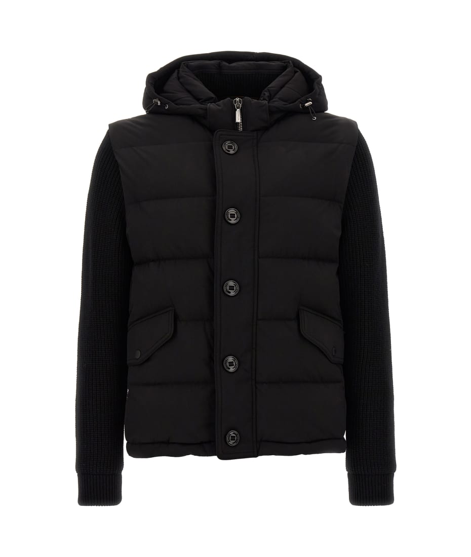 ダウンジャケット MOORER FW25 'Foscolo' down jacket (MOUGI100191 U0001) Moorer 'foscolo' Down Jacket | italist