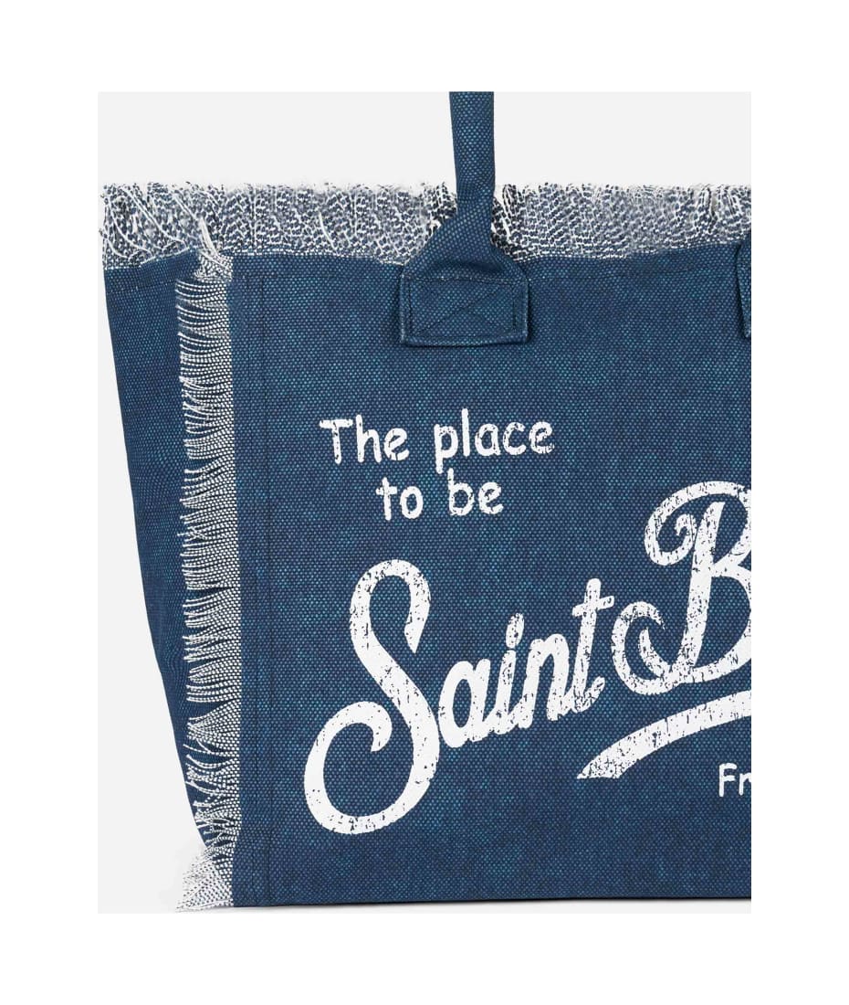 Shop MC2 Saint Barth Vanity Patchwork Denim Tote