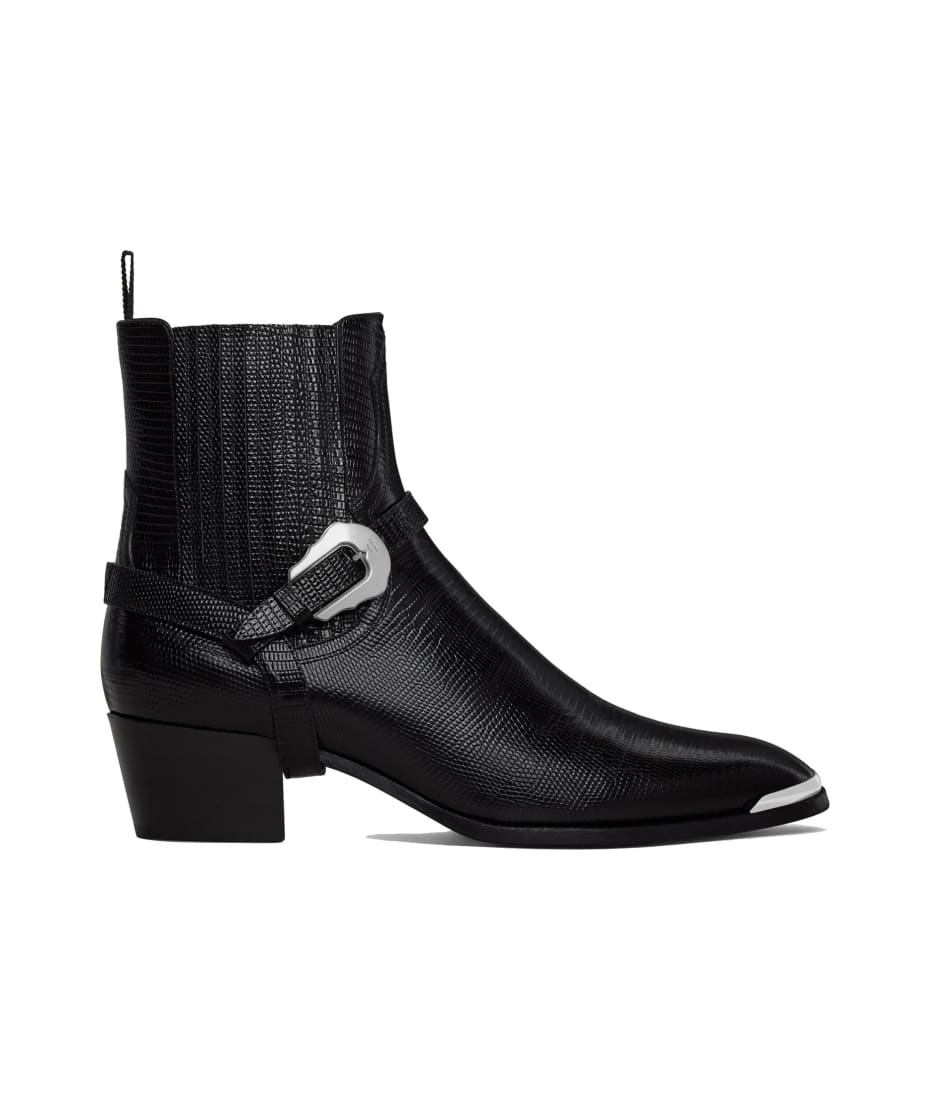 CELINE ウエスタン チェルシー ブーツ Celine Western Chelsea Isaac Harness Boots ブーツ 通販 | italist