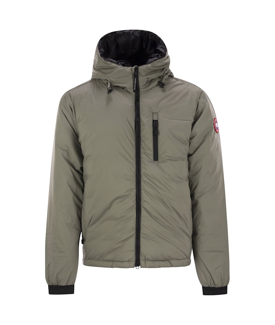 Canada Goose Lodge Hooded Down Jacket With Matt Finish italist ALWAYS LIKE A SALE