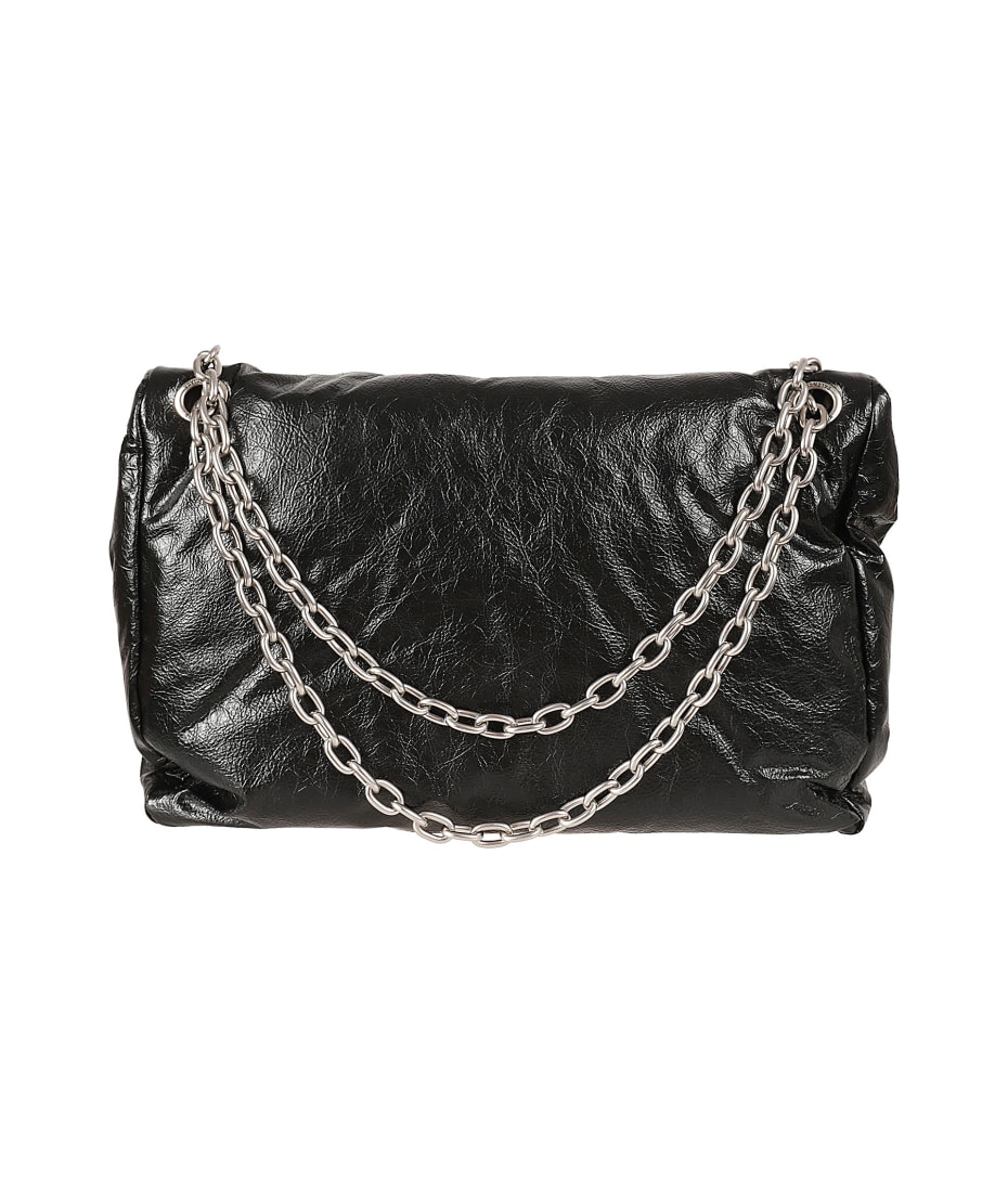 【送料&関税込】Balenciaga Monaco Chain Shoulder Bag Women's Monaco Chain Bag Small in Beige | Balenciaga CA