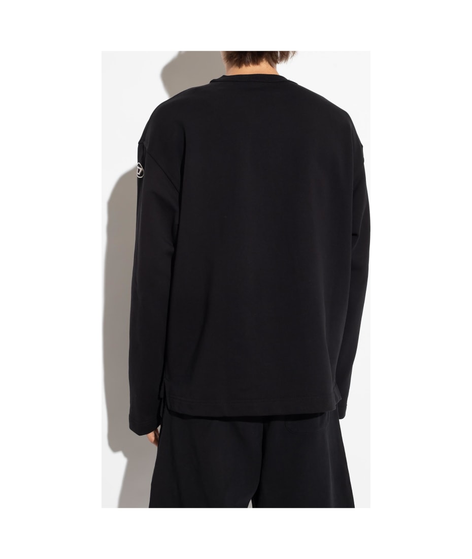 DIESEL S-Macsis-Od Cotton Sweatshirt - POIZON