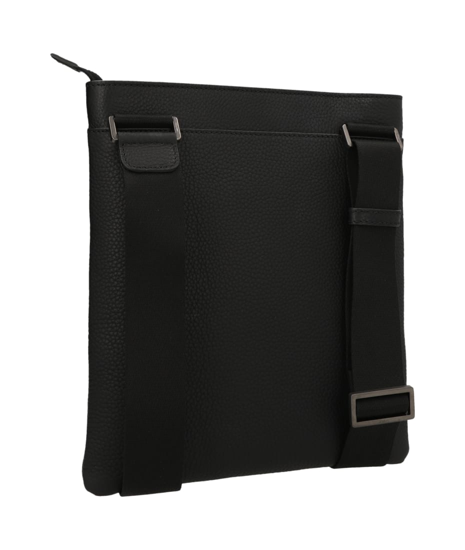 【関税&送料込】Salvatore Ferragamo Black Leather Crossbody Salvatore Ferragamo Gancini Leather Chain Crossbody Bag