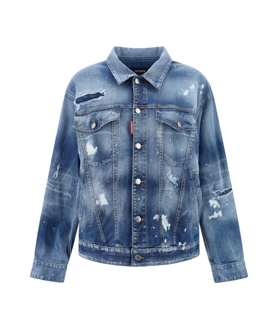 【送料&関税込】Dsquared2 Kaban Denim Shirt Dsquared2 Kaban Denim Shirt | italist