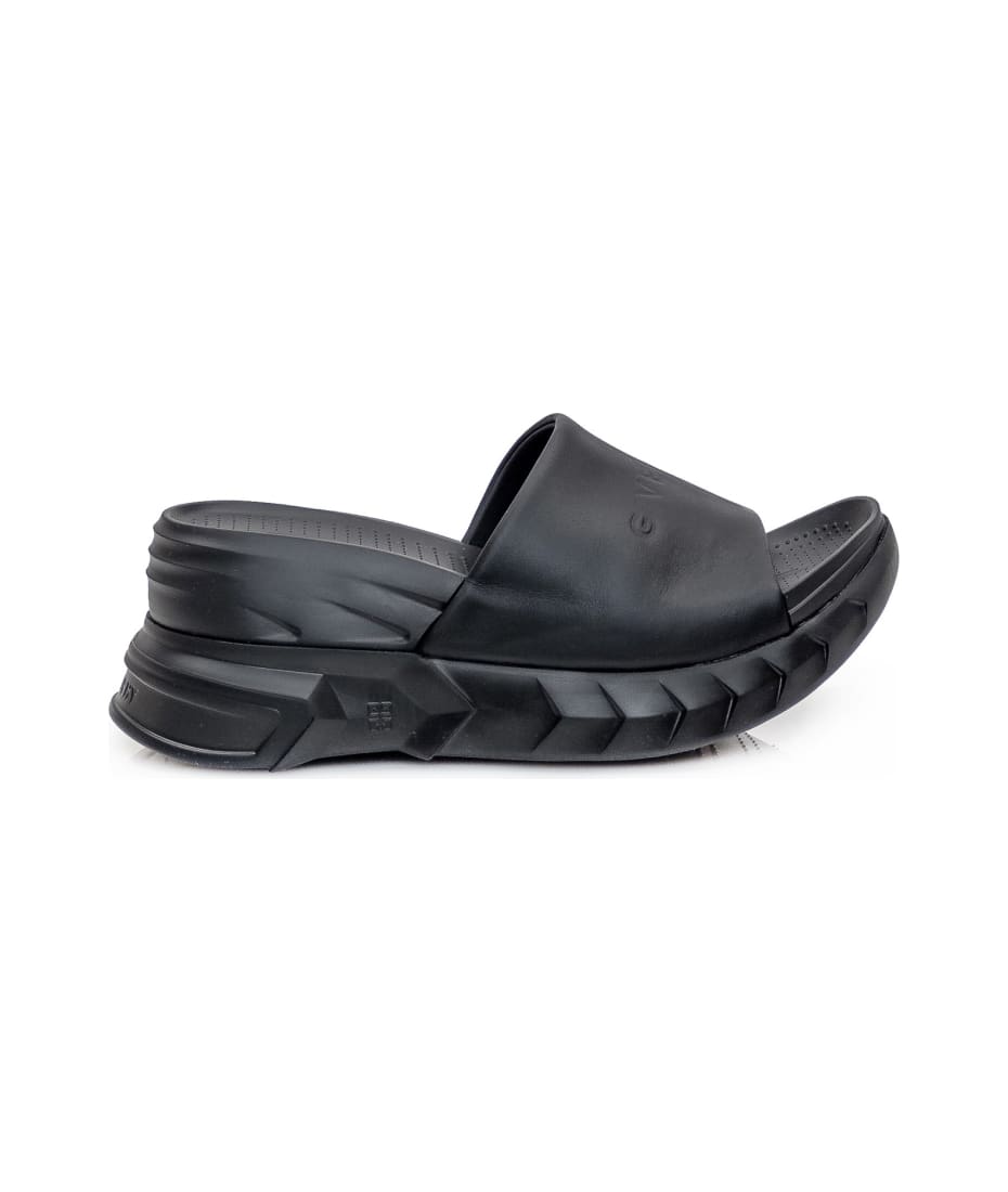 靴 GIVENCHY MARSHIMALLOW SANDAL GIVENCHY Rubber Marshmallow Sandals 36 Green 1637099