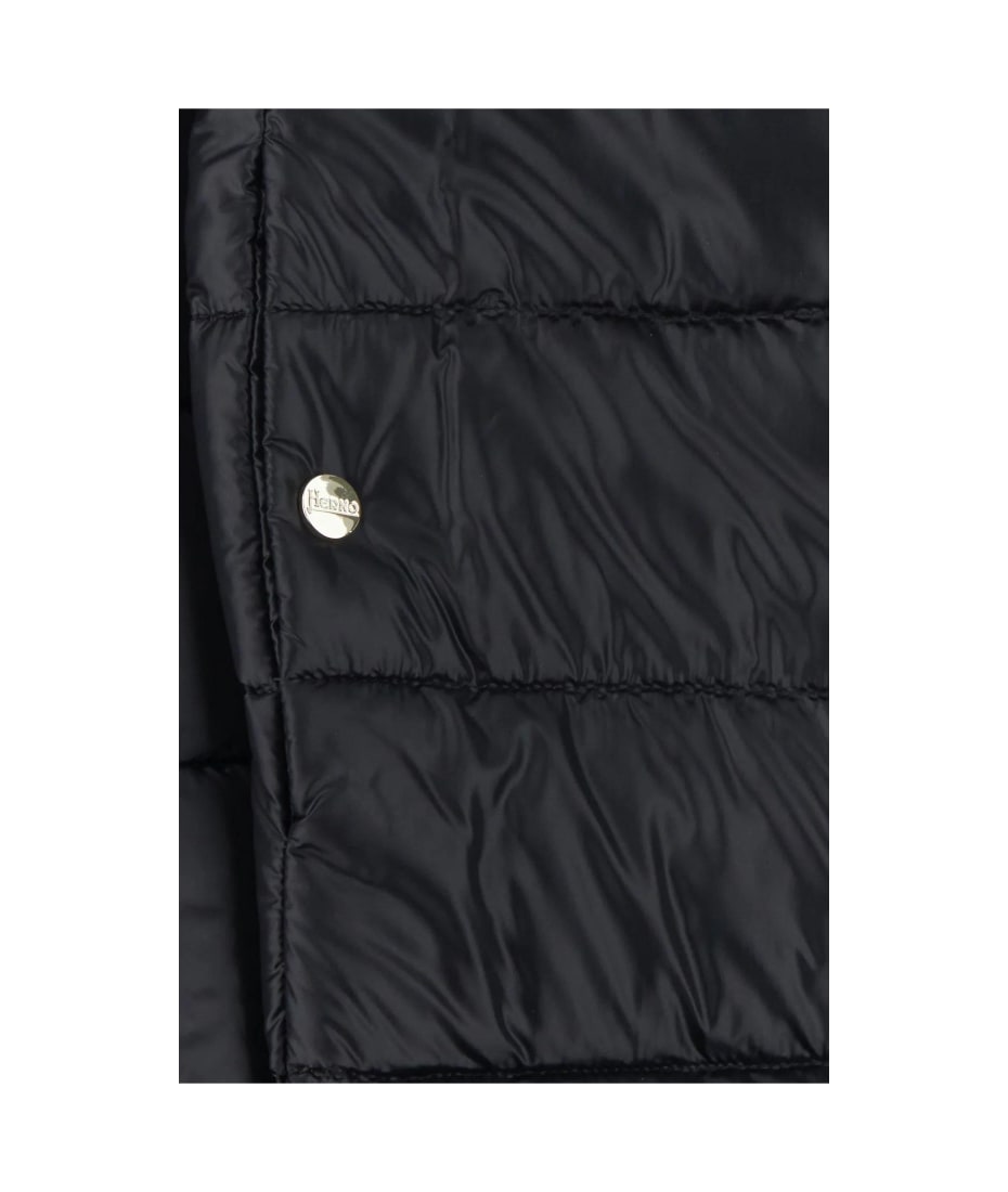 Herno Black Nylon Matilde Down Jacket | italist