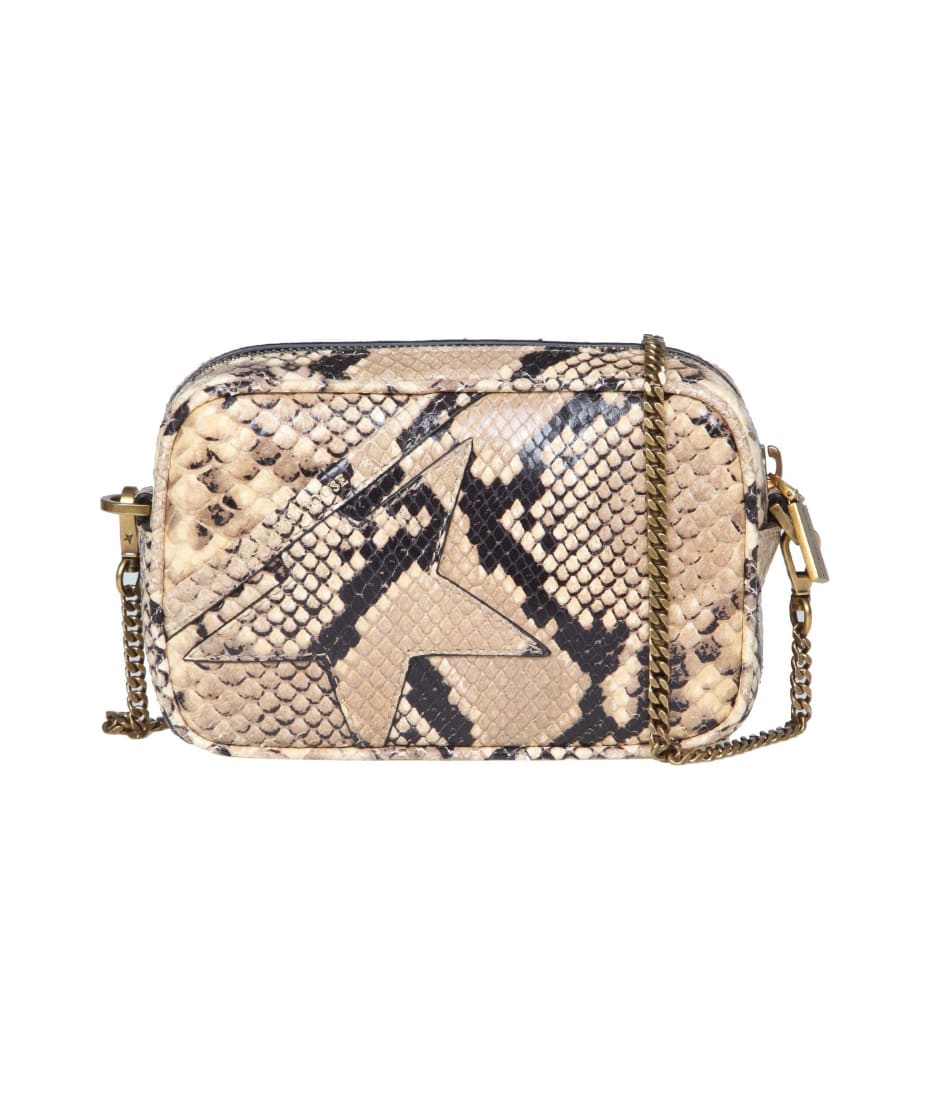 Golden Goose Mini Star Bag Shoulder Bag In Python Print
