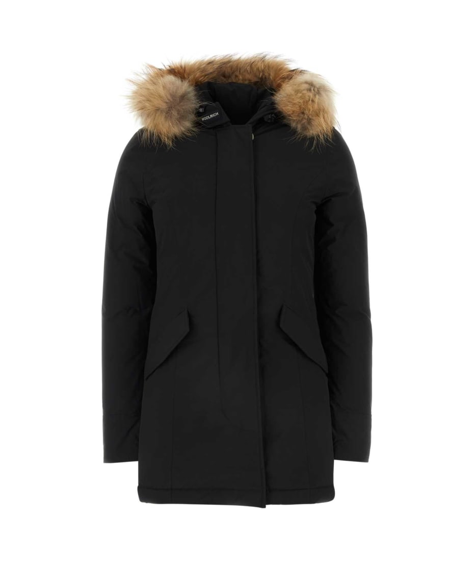 Woolrich Black Polyester Luxury Arctic Down Jacket | italist