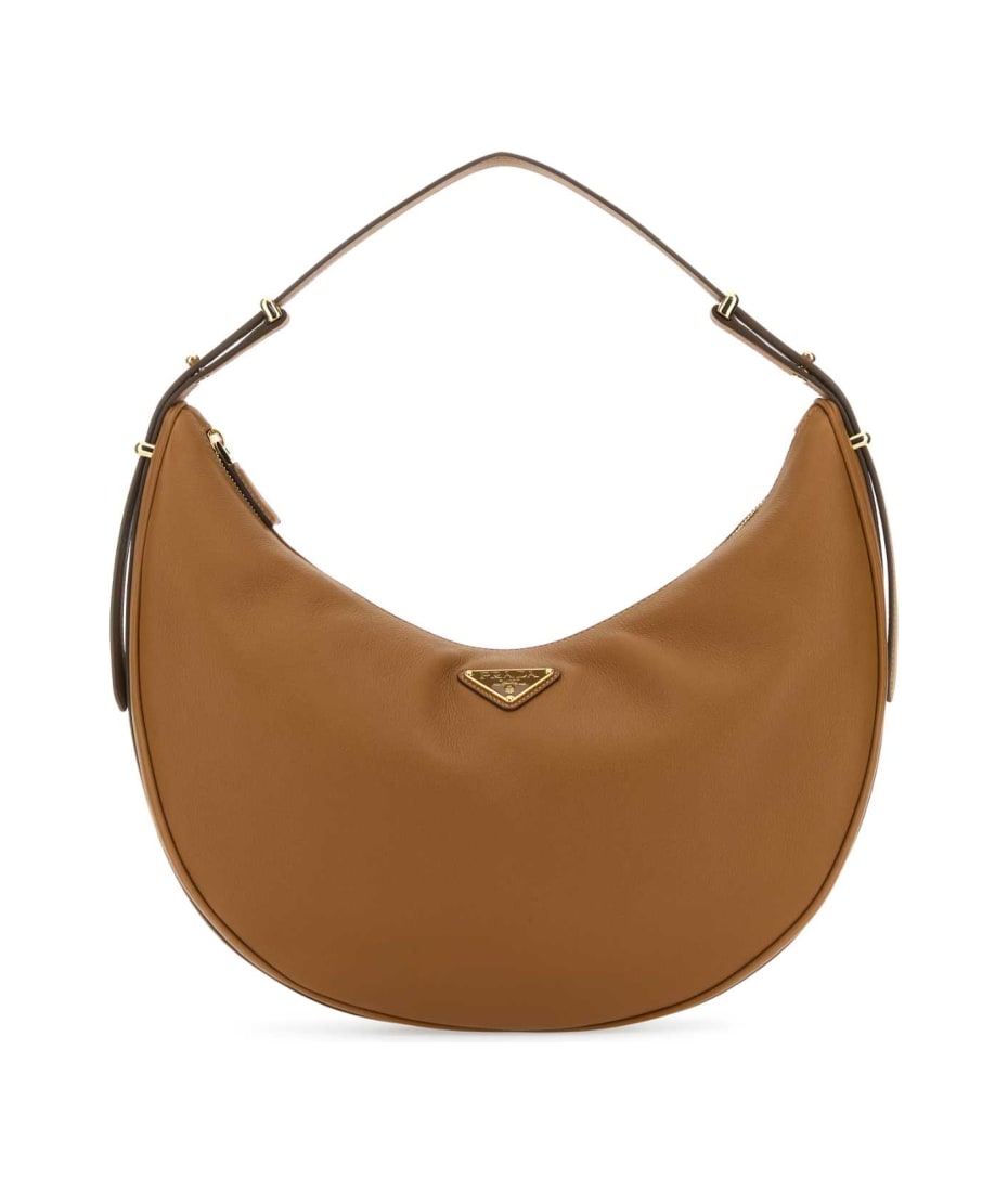ハンドバッグ PRADA CARAMEL LEATHER BIG ARQUE HANDBAG Prada Caramel Leather Big Arquè Handbag | italist