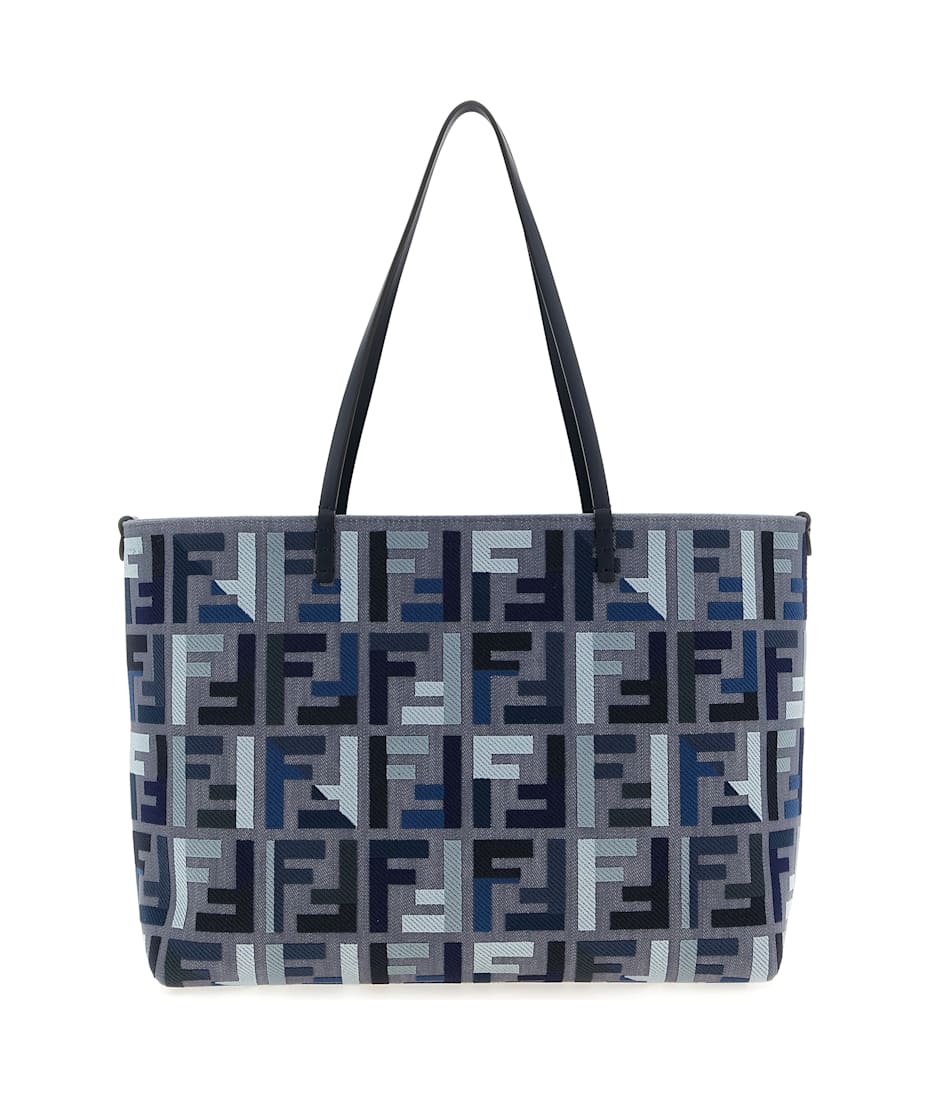 トートバッグ Fendi Borsa Tote Roll Large In Canvas Ff Fendi 'roll Large' Shopping Bag | italist