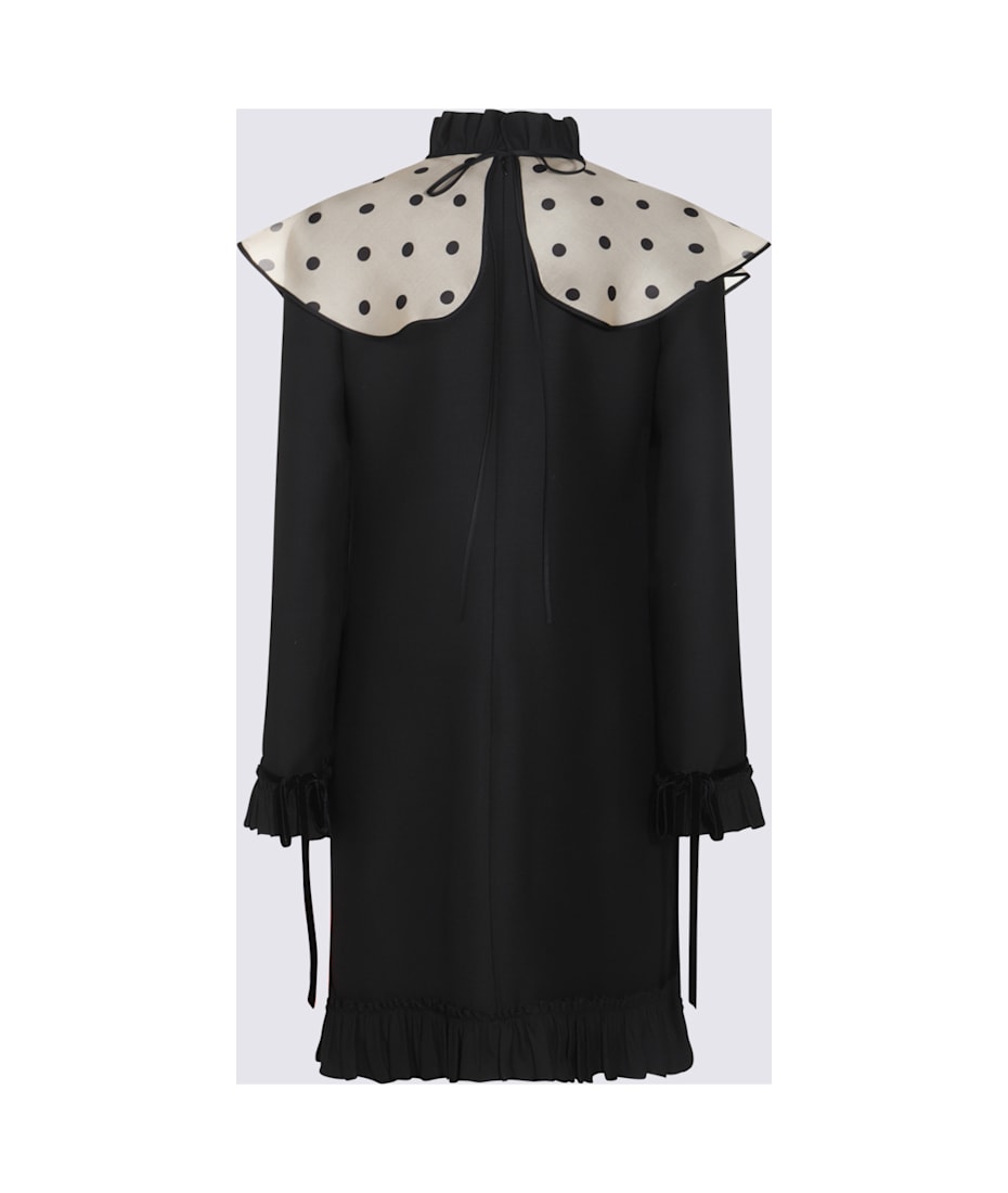 【関税&送料込】Valentino Garavani Black Wool Blend Dress Valentino Garavani Sweater Dress, Size M