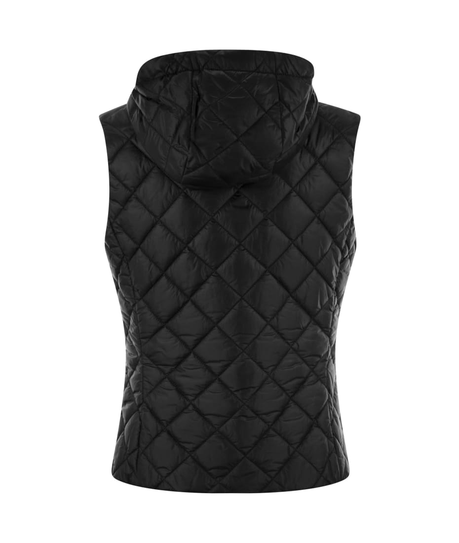 ダウンベスト Fay FW24 Quilted nylon waistcoat (NAW20493680 B999) Fay Quilted Nylon Waistcoat In Brown | ModeSens