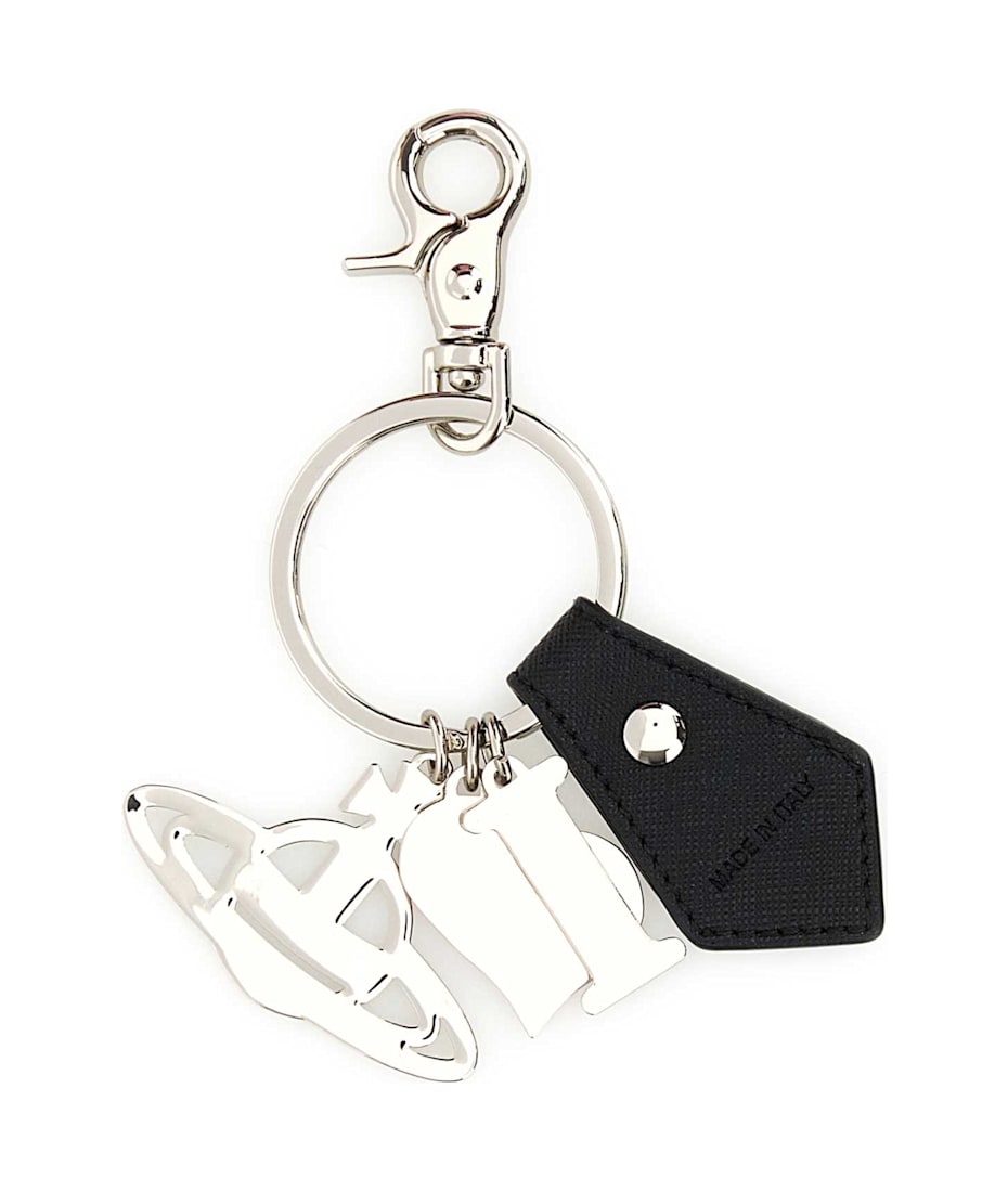 ☆Vivienne Westwood☆ 24FW Vivienne Westwood Keyring 8203011 Vivienne Westwood Black Key Ring | italist