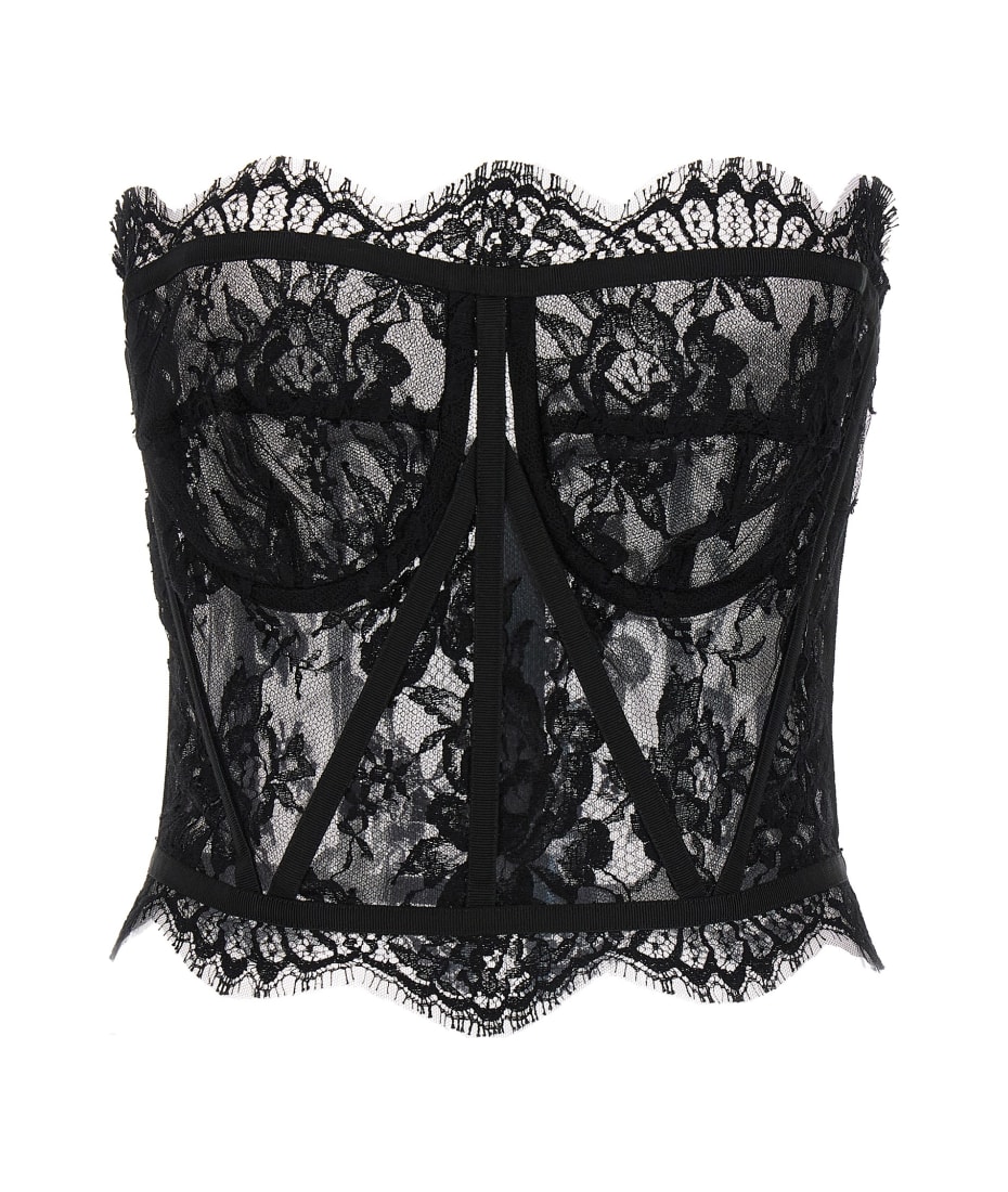 Dolce & Gabbana Lace Bustier Top