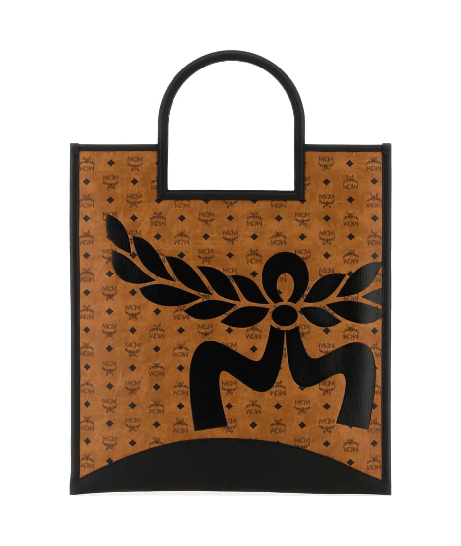 トートバッグ MCM Printed Canvas Xl Aren Shopping Bag MCM Printed Canvas Xl Aren Shopping Bag | italist