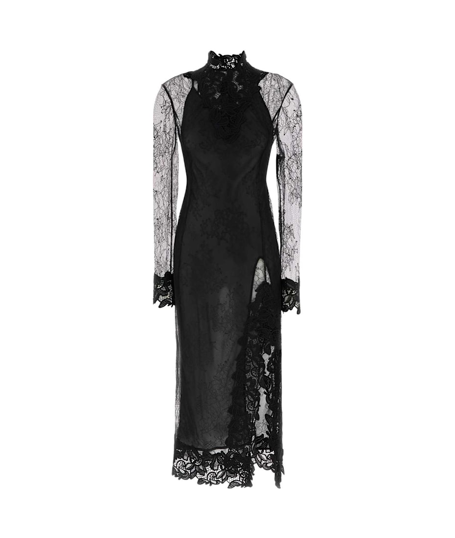 Blumarine Black Lace Dress | italist Blumarine Black Lace Dress | italist