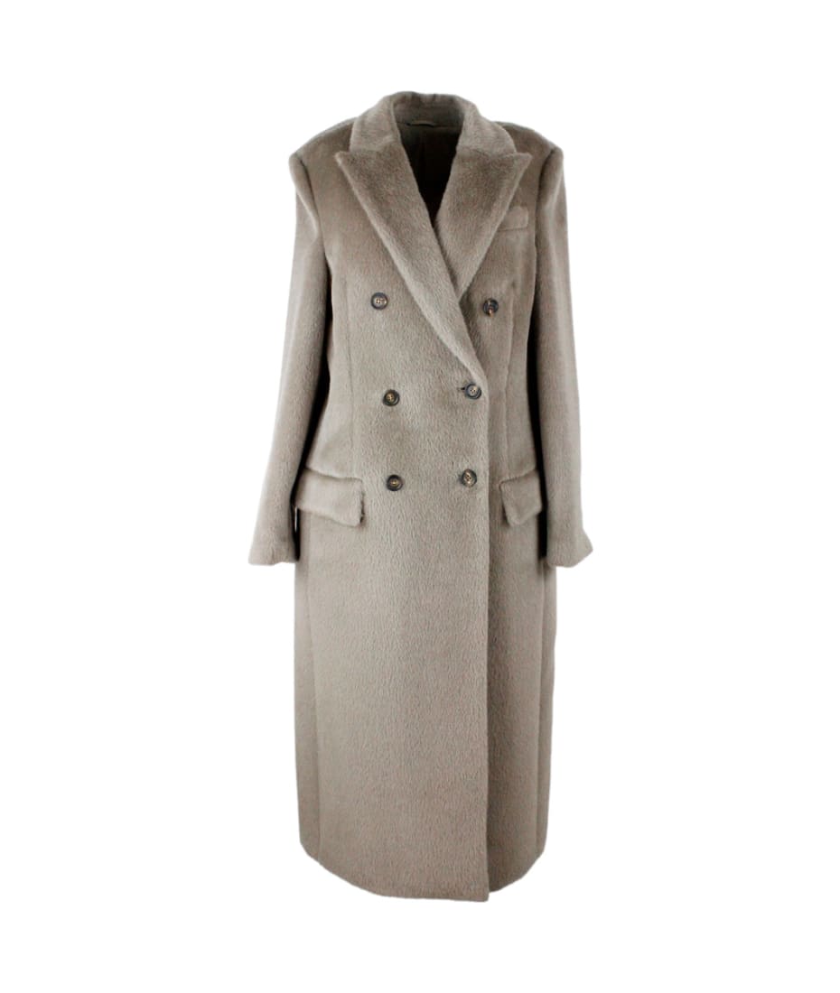 Brunello cucinelli sale alpaca coat