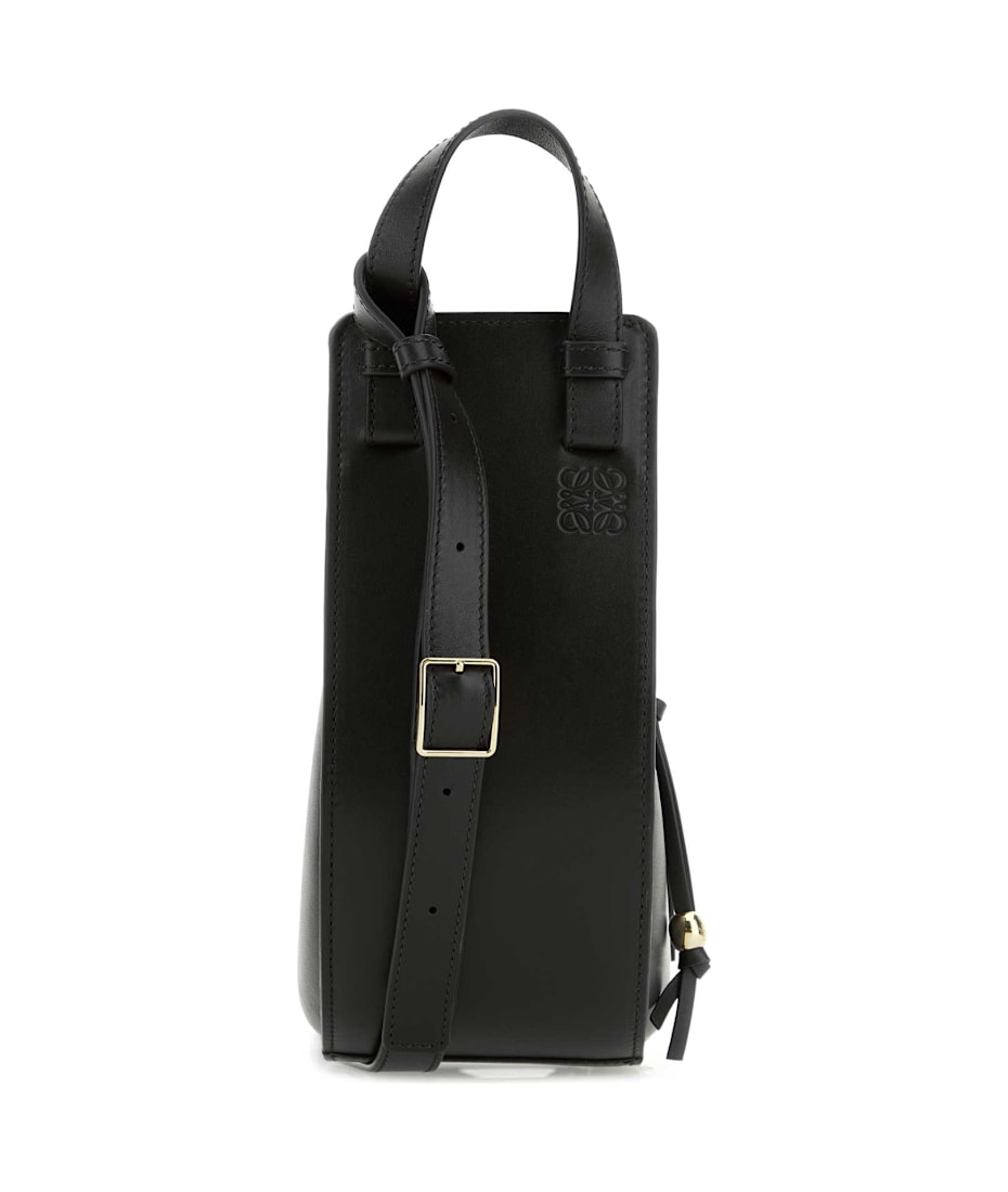 Loewe Black Leather Hammock Slice Handbag | italist, ALWAYS