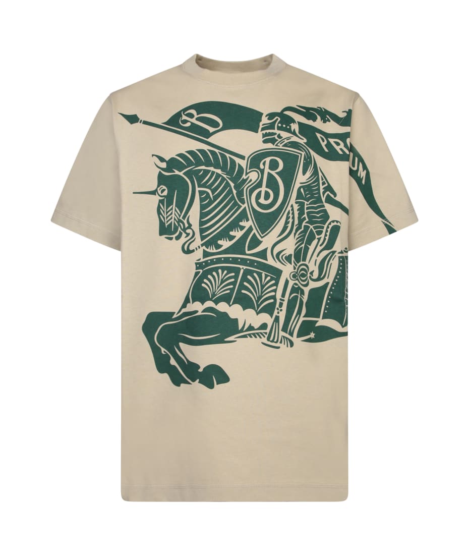 Burberry Ekd Big Logo Beige T shirt italist